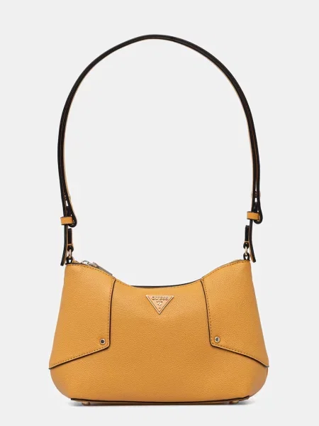 Guess torebka z imitacji skóry DARCY żółta