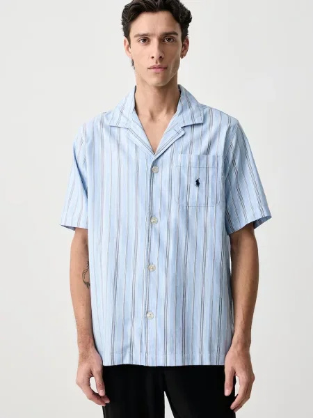 Polo Ralph Lauren koszula piżamowa niebieska