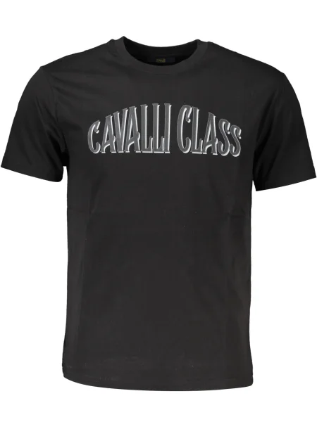 Tricou Cavalli Class scurt negru