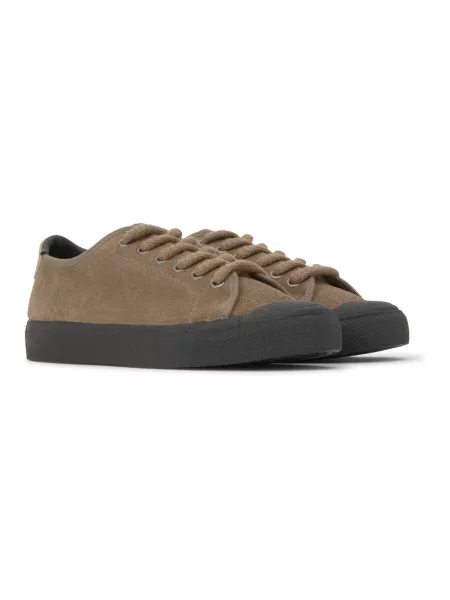 Sneakersy Castaner zamszowe bez obcasa brązowe