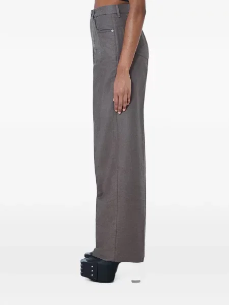 Pantaloni Rick Owens cu 5 buzunare gri