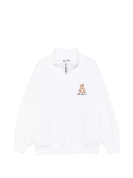 Bluza rozpinana dziecięca Moschino biała