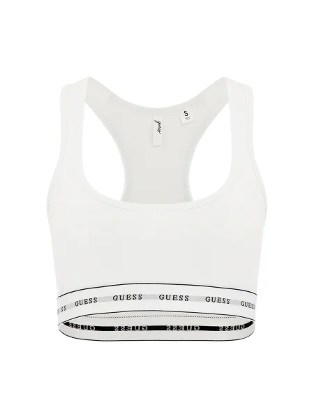 GUESS Sutien CARRIE gri / negru alb