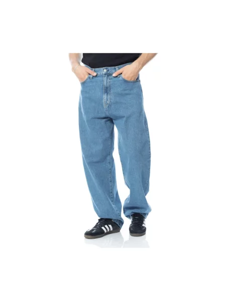 Jeansy Carhartt Wip niebieskie