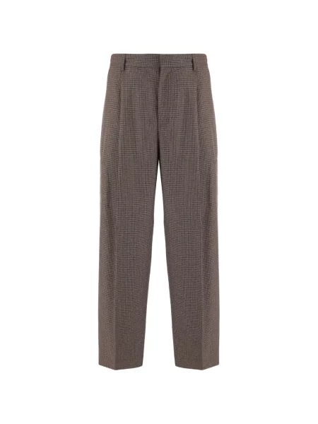 Pantaloni Darkpark cu model pepito maro