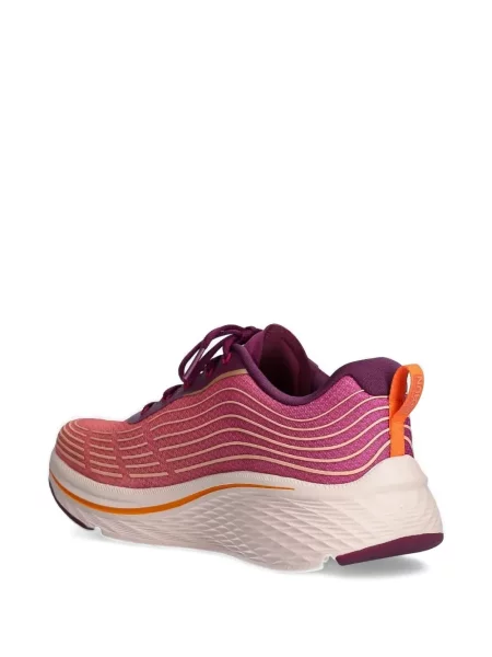 Sneakerși Skechers cu șireturi din dantelă roz