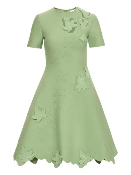 Rochie Oscar De La Renta de costum verde