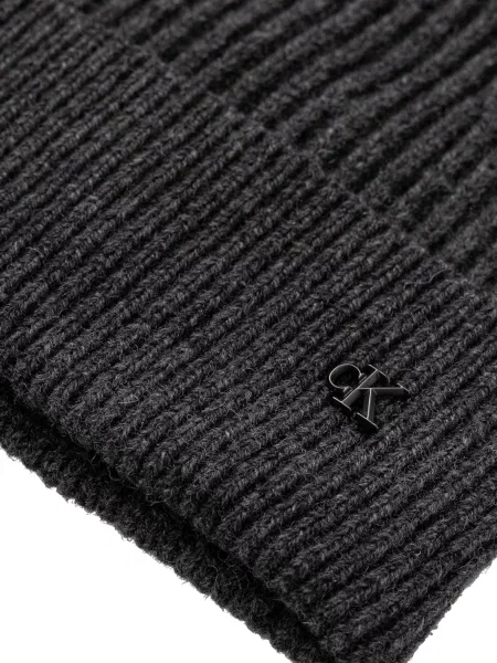 Calvin Klein Căciulă Ck Metal Wool Beanie gri