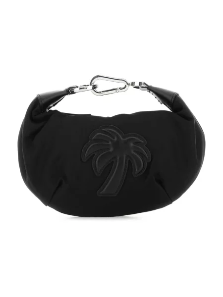 Duża torebka hobo Palm Angels czarna