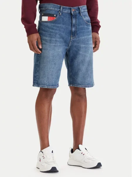 Džínové šortky Tommy Jeans modré
