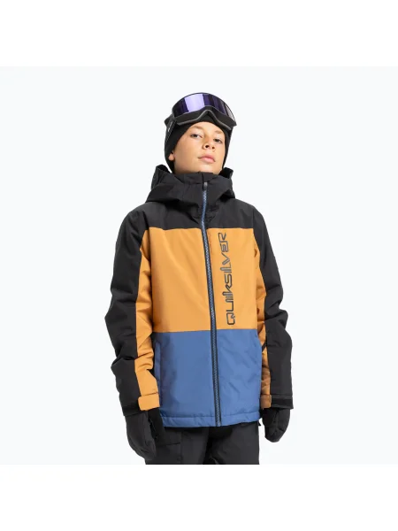 Gyerek snowboard dzseki Quiksilver Side Hit Block True Navy. Méret: kék