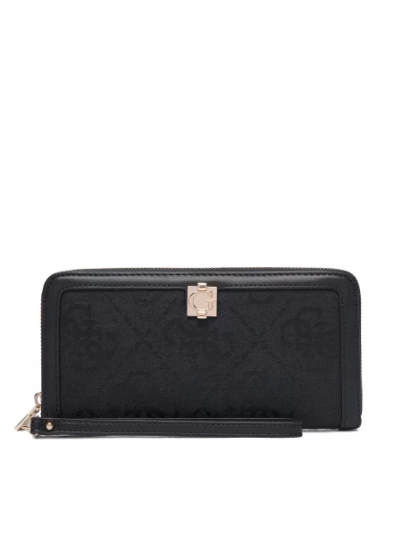 Кошелек Guess с лого черный