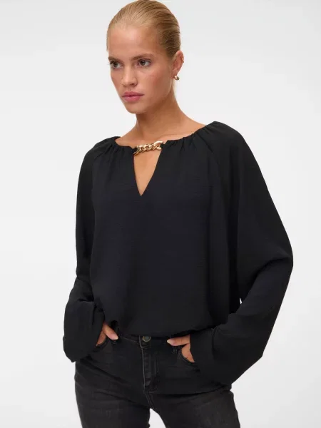 VERO MODA Bluză VMNICELYN' negru