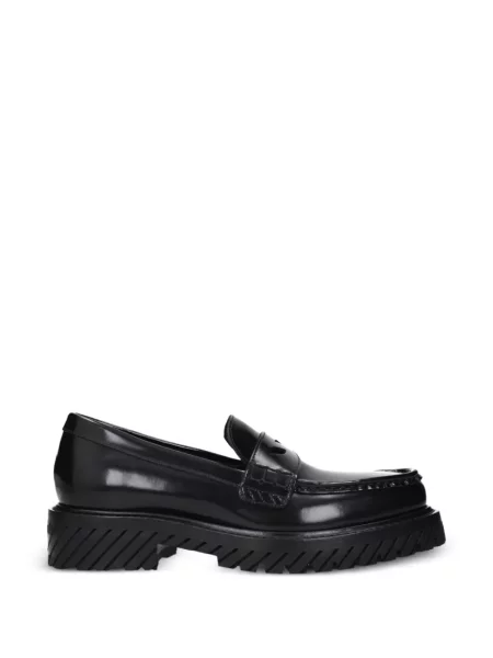 Bőr loafer Off-white fehér