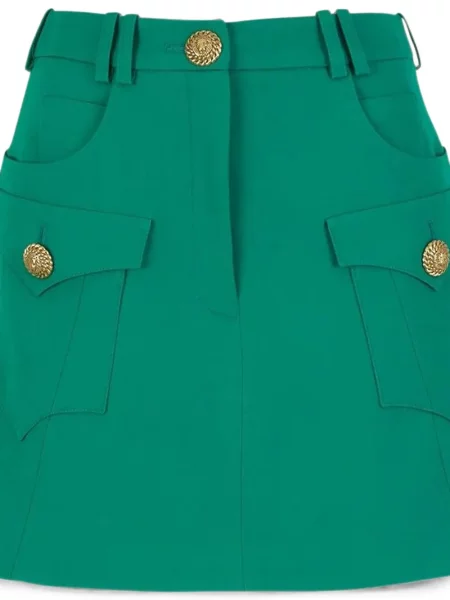 Fusta mini Balmain verde
