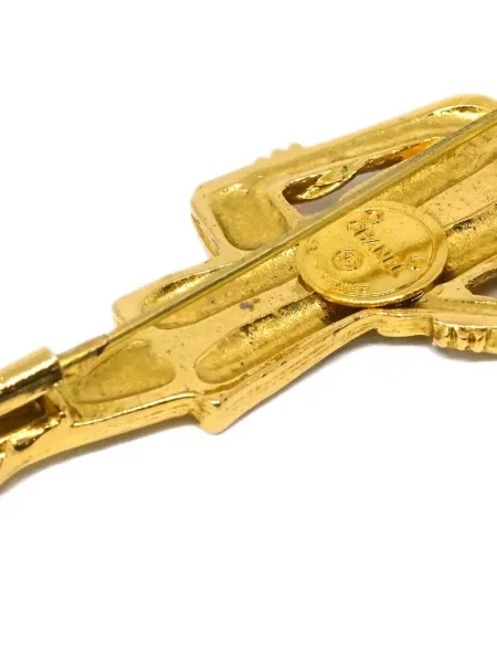 Brož Chanel Pre-owned zlatá