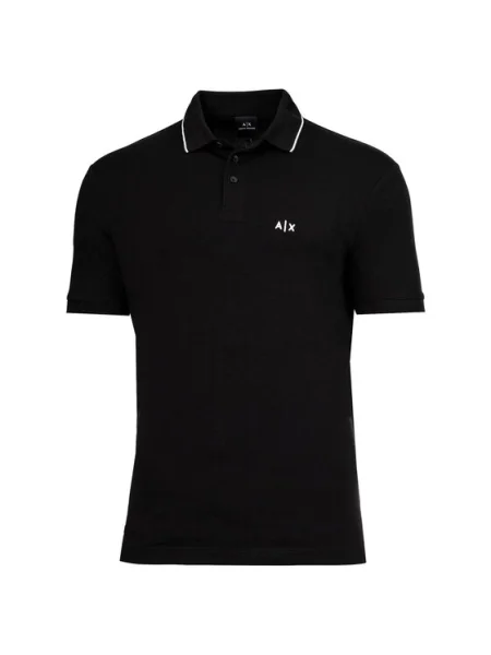 Armani Exchange Polokošeľa čierna
