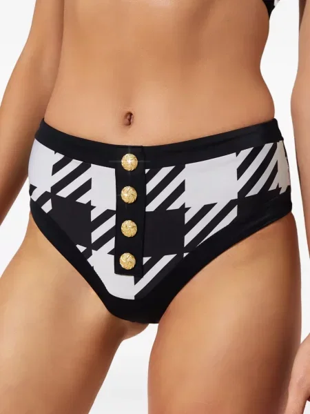 Bikini Beach Riot cu model pepito negru