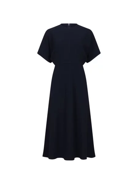 Rochie midi Victoria Beckham albastru