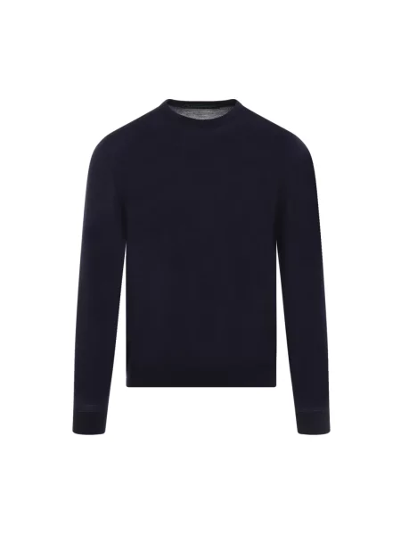 Sweter Kiton wełniany niebieski