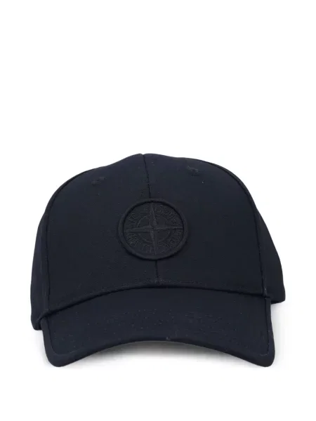Czapka z daszkiem dziecięca Stone Island czarna