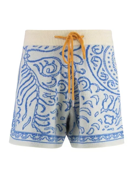 Wielobarwność szorty Rhude z kaszmiru