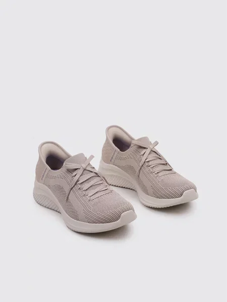 Buty sportowe Sneakersy Slip-Ins Ultra Flex Brilliant beżowe