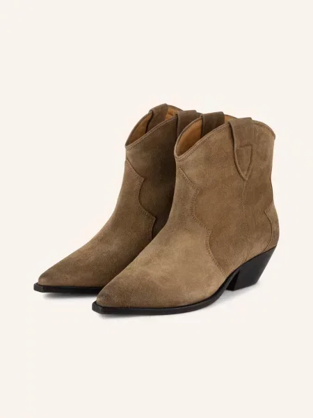 Isabel Marant Cowboy Boots Dewina beige czarne