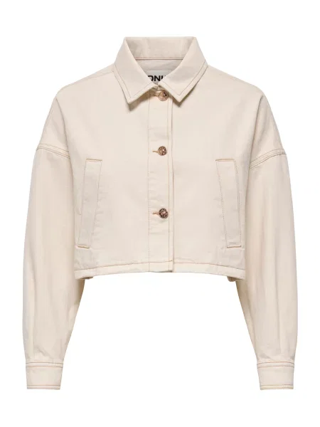 ONLY Prehodna jakna ONLFRANKIE kremna