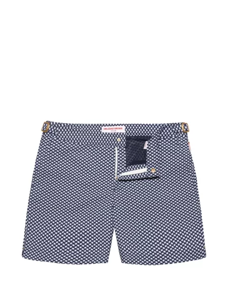 Slip de baie Orlebar Brown din jacard albastru
