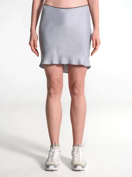 Спідниця міні купро сірий