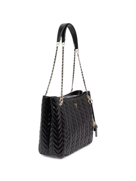 Matlasat colier Guess negru