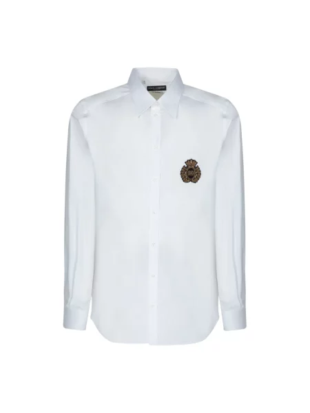 Koszula Dolce And Gabbana z logo biała