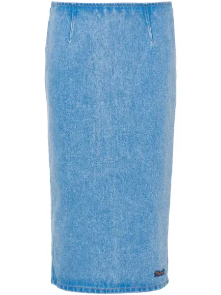 Fustă din denim Marni albastru