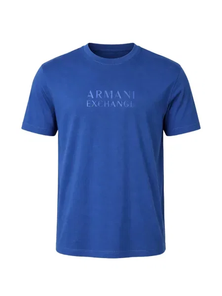 Tricou Armani Exchange cu imagine albastru