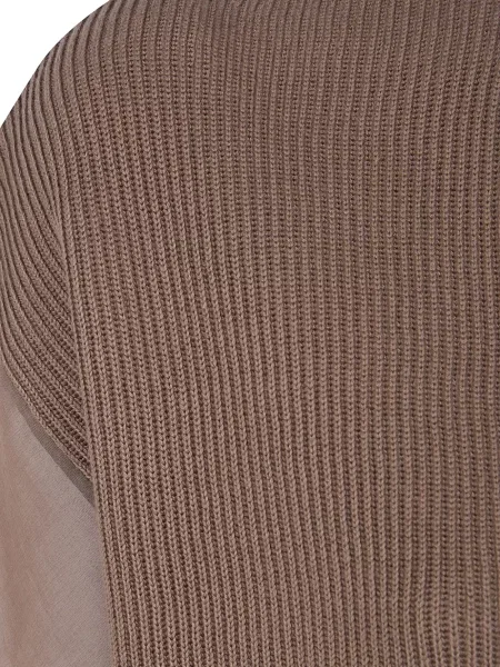 Pulover Brunello Cucinelli transparente maro