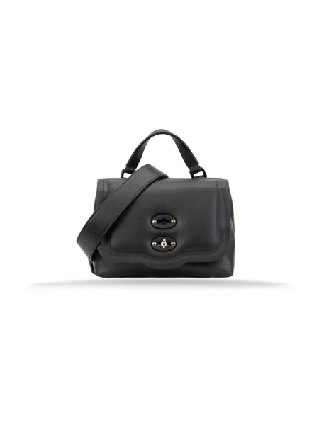 Torebka skórzana Zanellato czarna