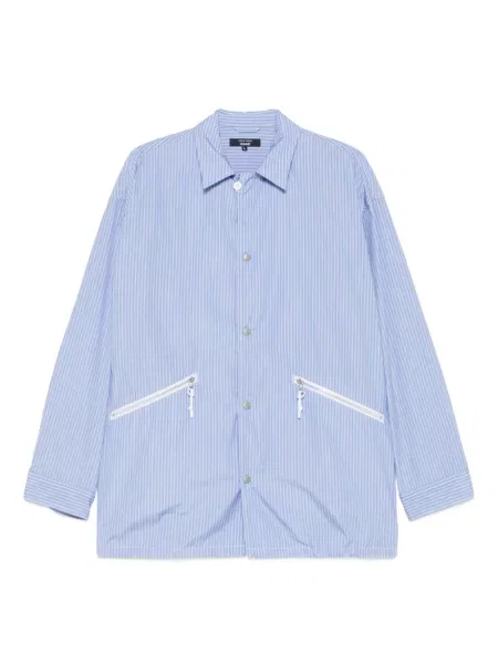 Cămașă Comme Des Garçons Shirt cu dungi albastru