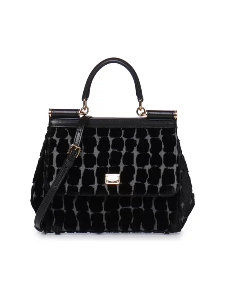 Torebka Dolce And Gabbana skórzana czarna
