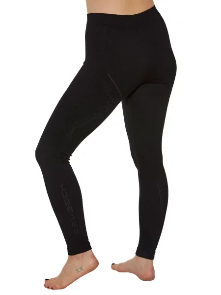 Spodnie wełniane Brubeck EXTREME MERINO czarne