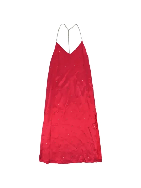Rochie mini Amiri fără mâneci cu tepi roșu