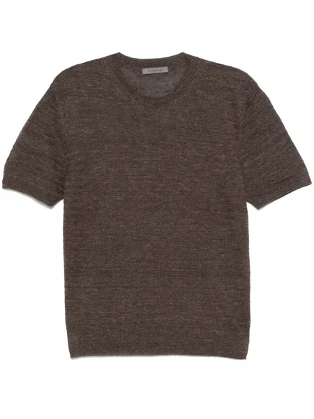 Tricou Corneliani cu dungi maro