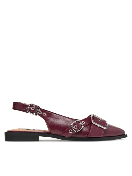 Балеринки Steve Madden Grezly с отворена бордо