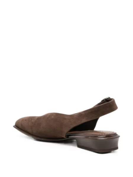 Pantofi loafer Sergio Moretti Firenze cu cataramă slingback maro