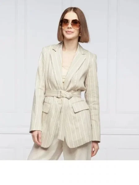 RIANI Len zakó Sakko | Oversize fit bézs