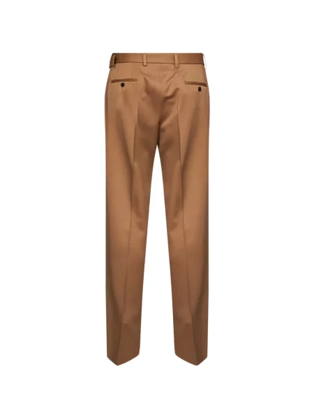 Cu centură pantaloni Lardini maro