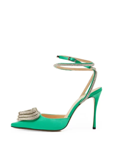 Pantofi cu toc Mach & Mach verde