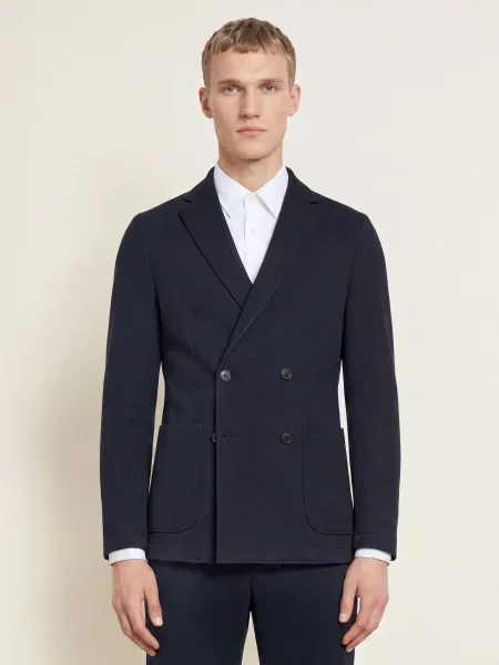 Boss Oblekové Sako Hanry Slim Fit dark blue modré