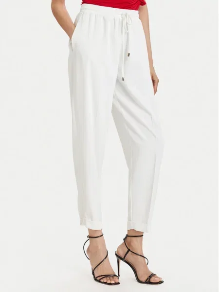 ACCESS FASHION Pantaloni din alb