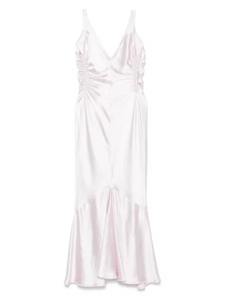 Maksi sukienka maxi Sportmax garniturowa różowa